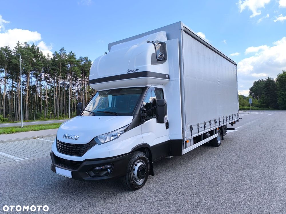 Iveco Daily 70C18 WINDA 1000kg, Sypialnia, 6.50m, 16Palet, 2xFirana + Zsuwany Dach! - 1
