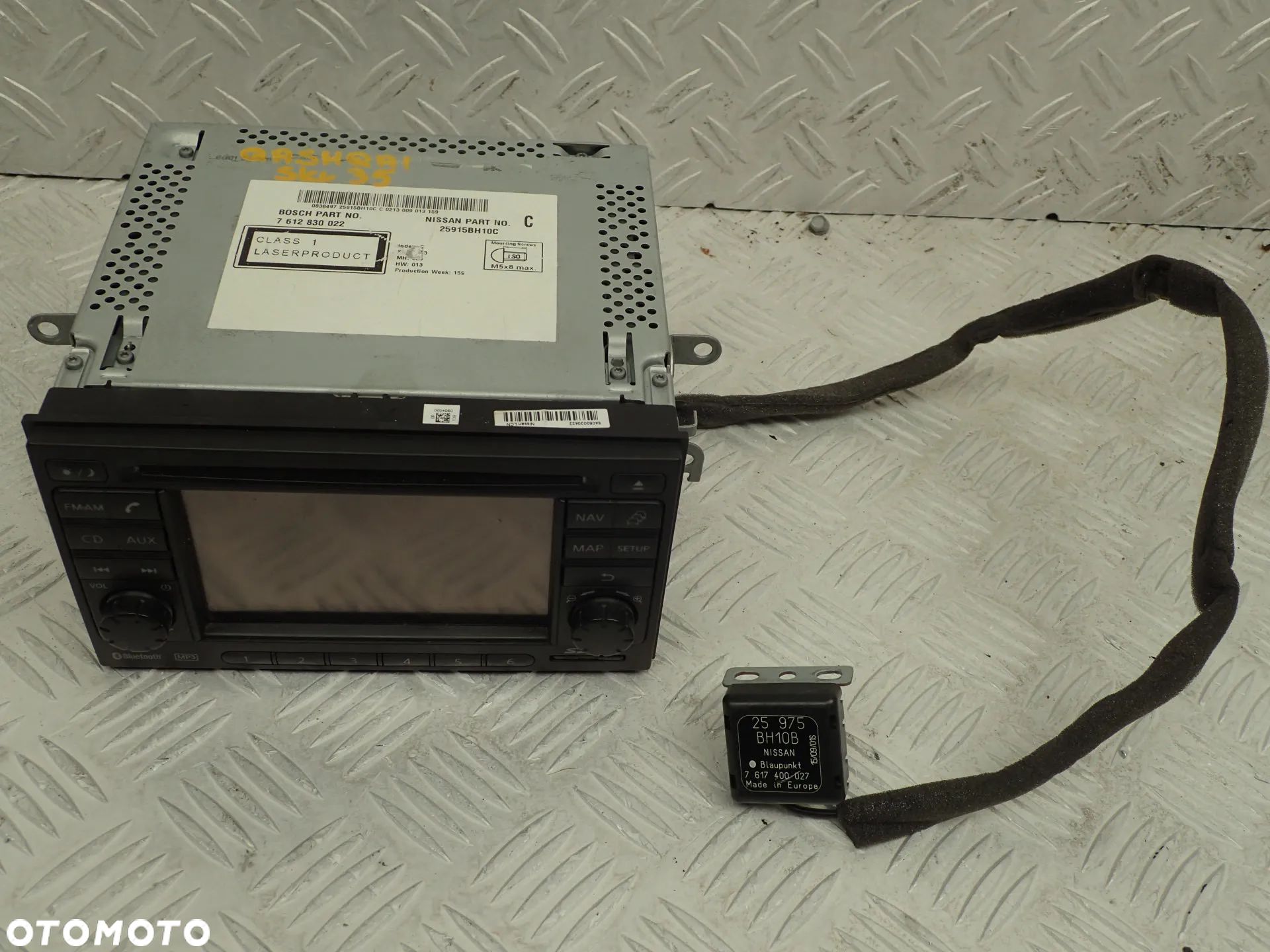 RADIO NAWIGACJA NISSAN QASHQAI 7612830022  25915BH10C - 1