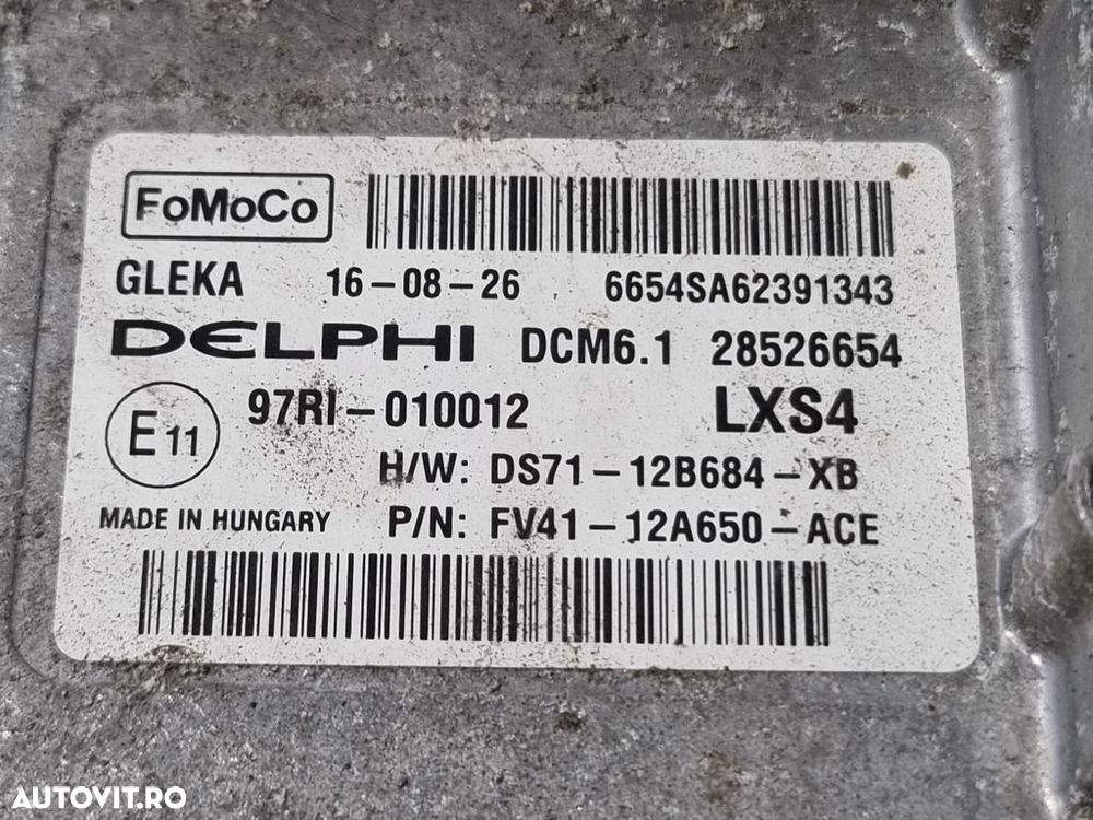 Calculator motor Ford Kuga II 2.0 TDCI 2012 - 2014 136CP Manuala UKMA Euro5 (1506) ... - 3