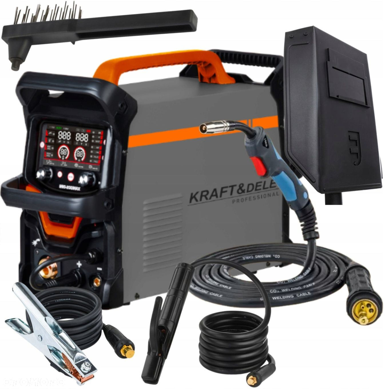 KRAFTDELE SPAWARKA INWERTOROWA 255A MIG/FLUX/MMA/LIFT TIG/ALU KD3422 - 5