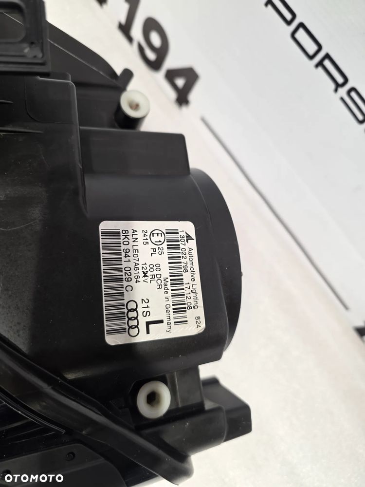 AUDI A4 B8 07-11 LEWY XENON + LED ŁADNY LEWA LAMPA PRZEDNIA PRZÓD , NR 8K0941029C , NR AUKCJI LPP193 - 6