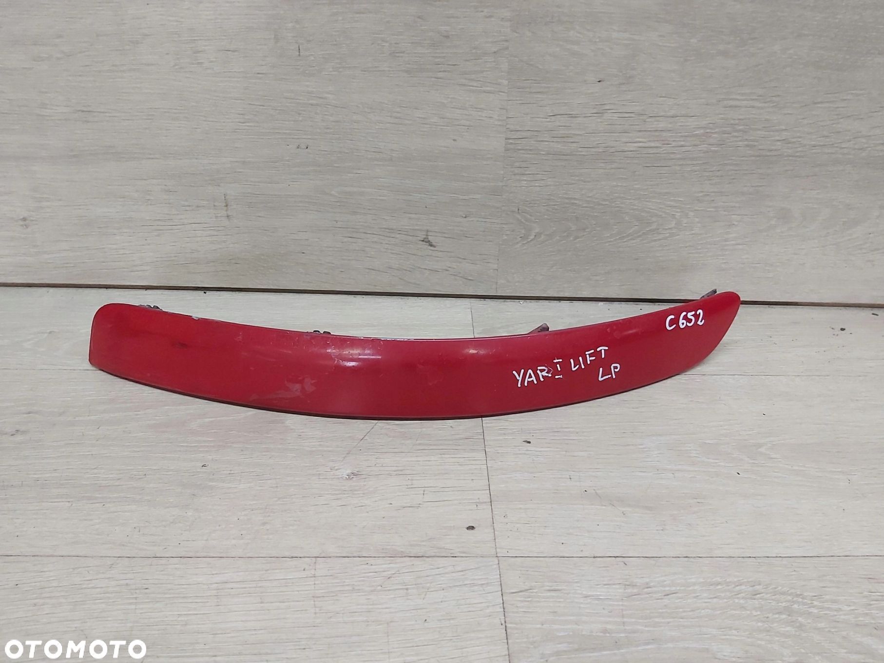 Toyota Yaris I Lift 03-05r listwa zderzaka lewy przód 52715-0D010 - 1