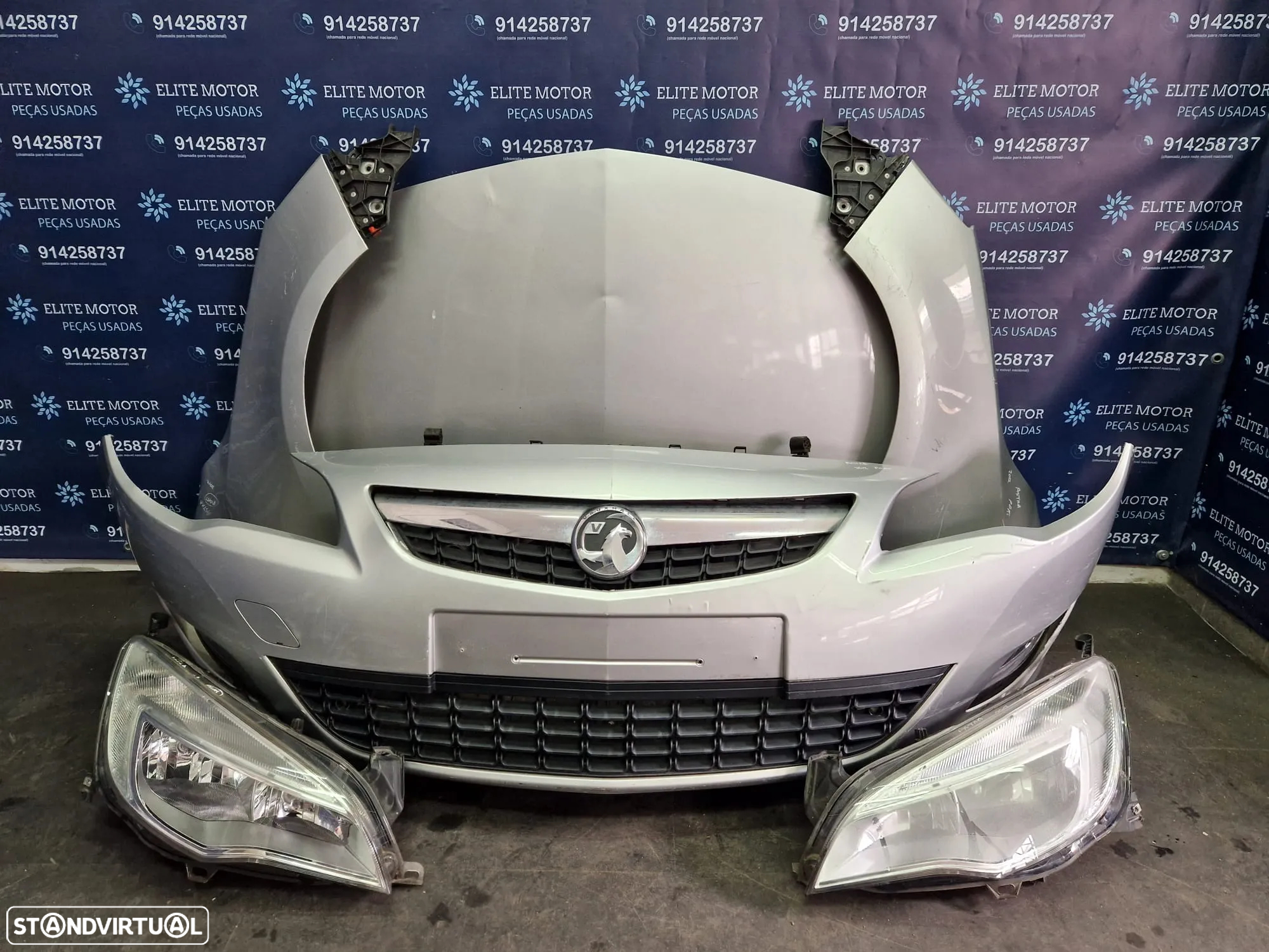 Frente completa usada OPEL ASTRA J 5 PORTAS capot parachoques guardalamas oticas - 3