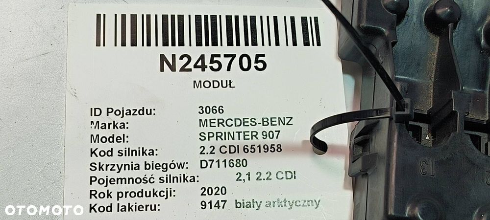 MODUŁ MERCDES-BENZ SPRINTER 907 A9075407112 - 2