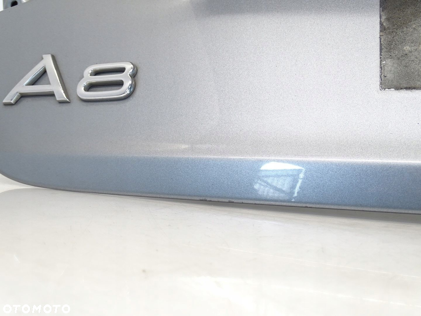 KLAPA POKRYWA TYŁ TYLNA BAGAŻNIKA AUDI A8 D4 4H 09-13R SREBRNA LY7G - 8