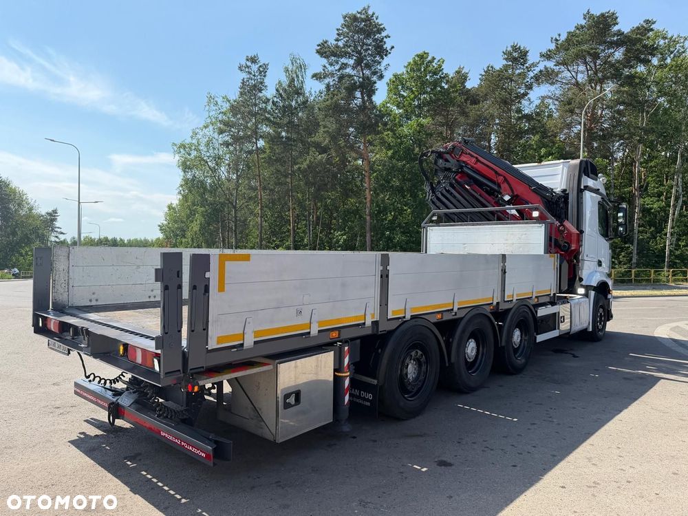 Mercedes-Benz AROCS 3253 8x4 HMF 5020 Fly Jib HDS Żuraw Crane Kran - 26