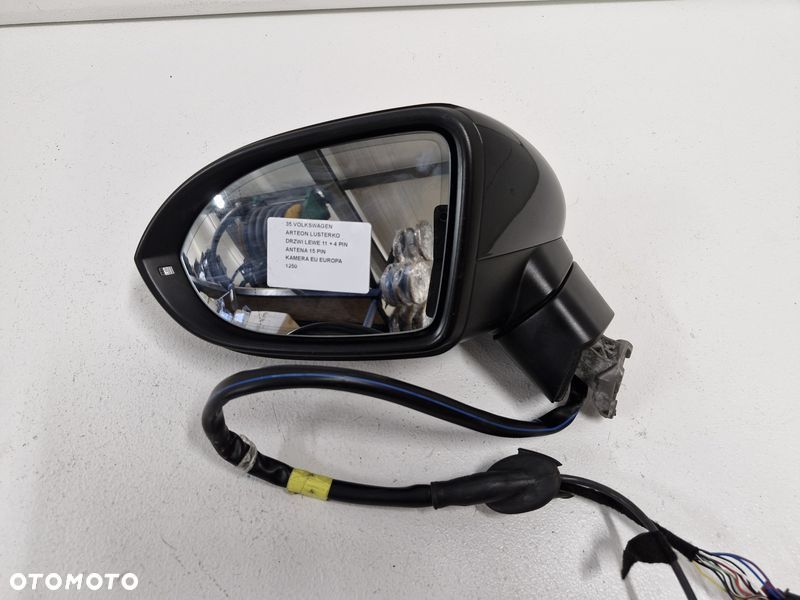 volkswagen arteon lusterko drzwi lewe 11+4 pin 15 pin antena kamera eu - 10