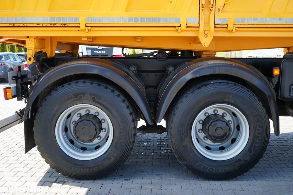 MAN TGA 26.410 / 6x4 / BASCULATOR 3 LATURĂ / MEILLER KIPER / MANUAL / - 24