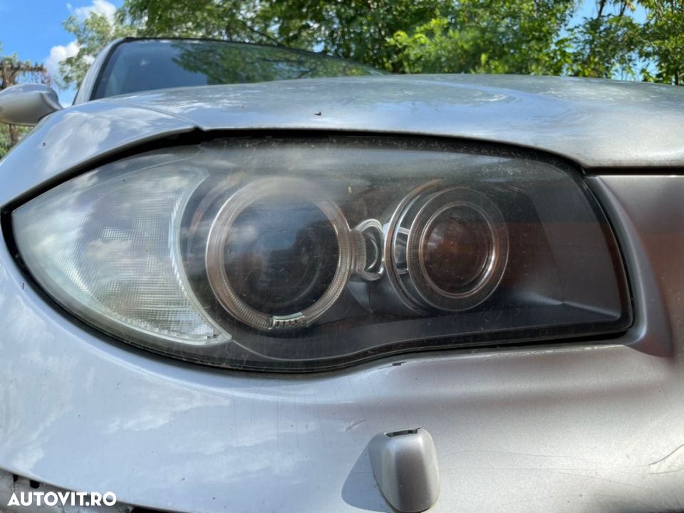 piese bmw e87 118i 105kw 2007 354 titansilber metallic cutie automată far xenon capota bara fata aripa Plansa bord caseta directie motor usa Haion - 25