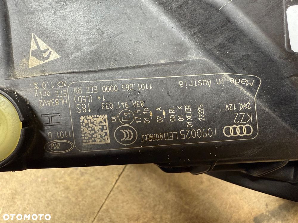 LAMPA LEWA PRZÓD LEWA PRZEDNIA FULL LED AUDI Q3 II 83A 83A941033 - 15