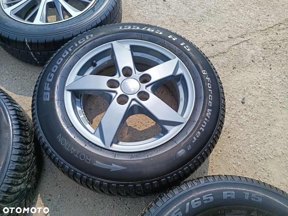 5x112 Felgi Aluminiowe Alufelgi 15 Koła Zimowe Zima VW GOLF 6 5 7 TOURAN CADDY JETTA PASSAT B5 SHARAN AUDI A4 B6 A6 C5 B5 SEAT ALTEA ALHAMBRA LEON II TOLEDO III SKODA OCTAVIA II III 6mm Legnica ALU-RAD 195/65 - 5