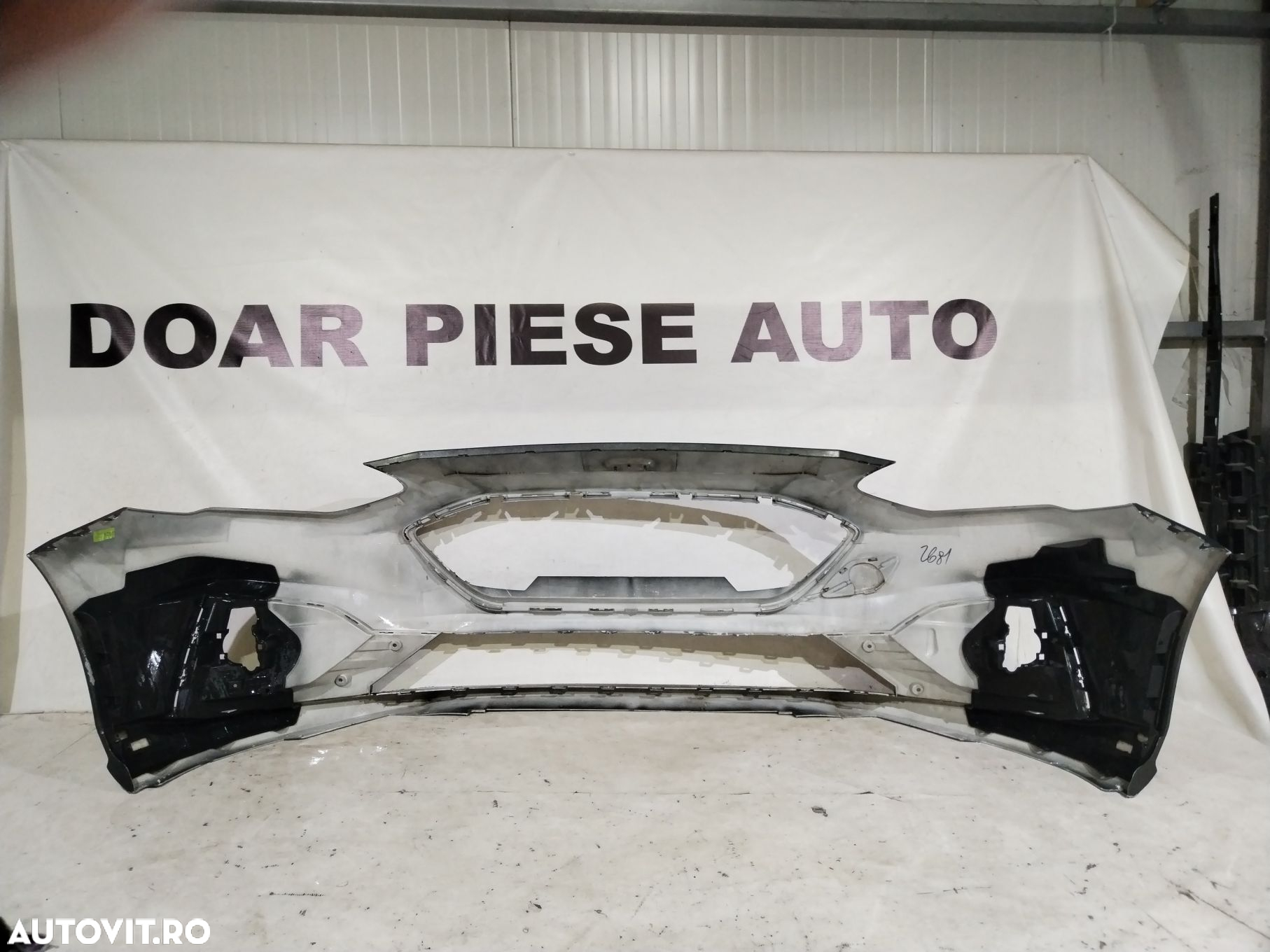 Bara fata Ford Focus 4, ST-Line, 2018, 2019, 2020, 2021, cod origine OE JX7B-17757-S, cu gauri pentru spalatori faruri si senzori de parcare (6). - 5