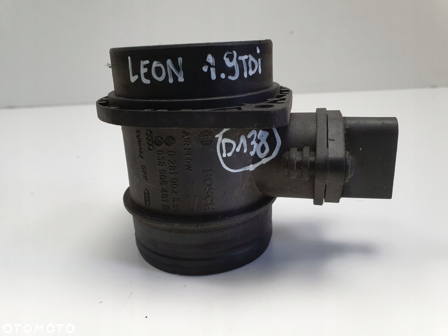 Seat Leon I 1.9 TDI PRZEPŁYWOMIERZ POWIETRZA 0281002531 038906461B - 1