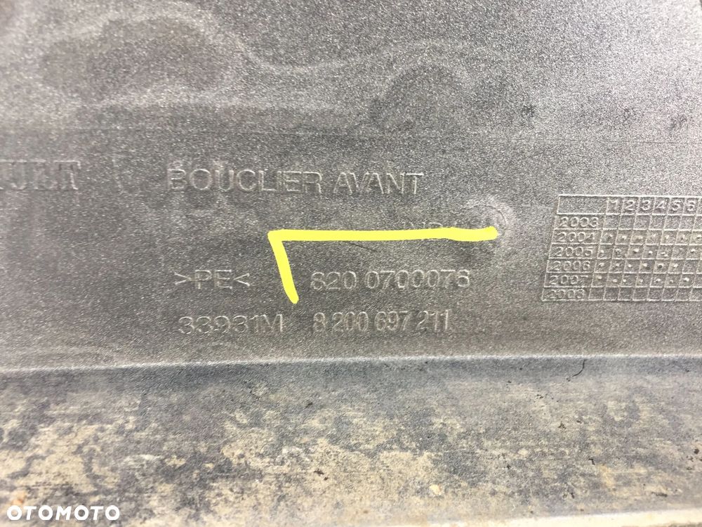 DACIA LOGAN 04-08 ZDERZAK PRZÓD PRZEDNI - 15