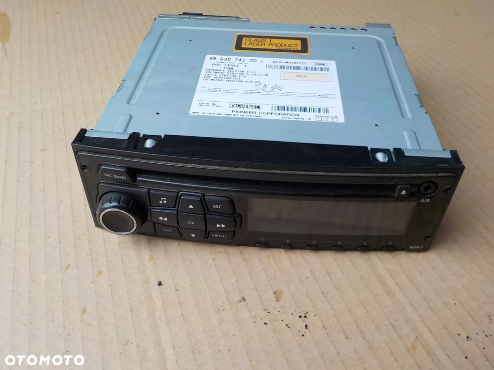 radio cd peugeot 208 I 98030741ZD - 1