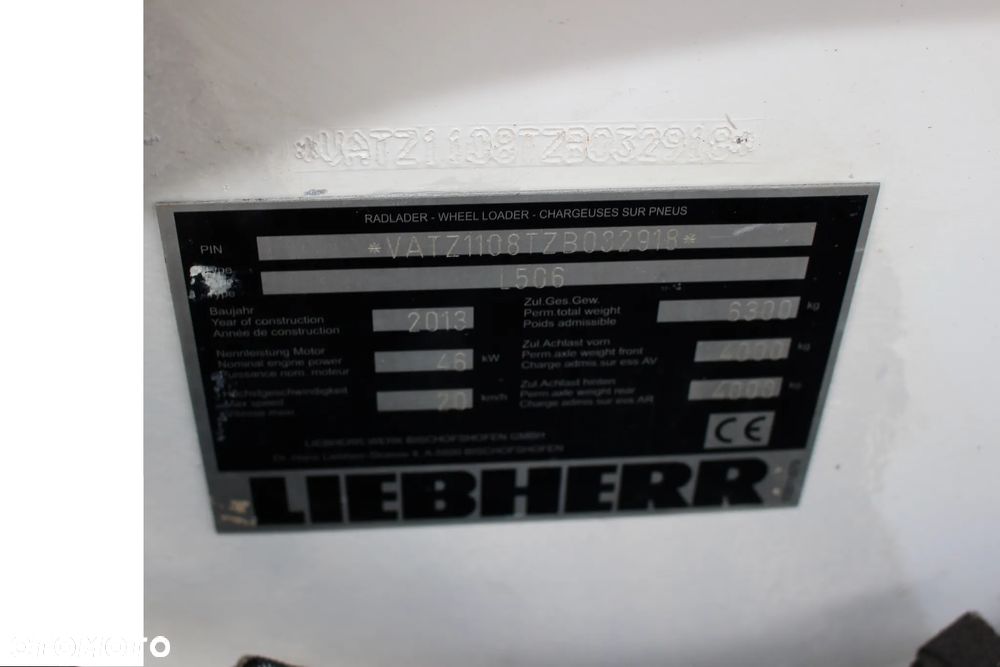 Liebherr L506 / SPR Z FRANCJI / SERWIS FR / SUPER STAN / - 12