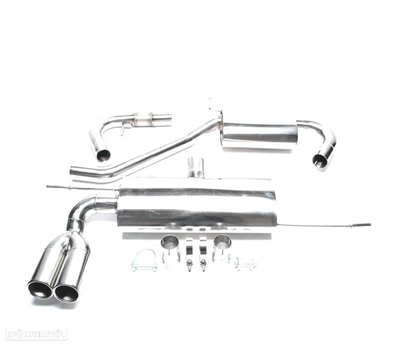 LINHA DE ESCAPE EM INOX VOLKSWAGEN VW GOLF V PARA AUDI A3 8P - 1