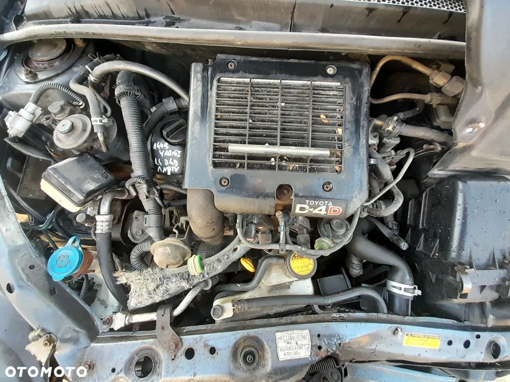 TOYOTA YARIS I SILNIK 1.4 D4D DIESEL OZNACZENIE: 1NDTV - 1