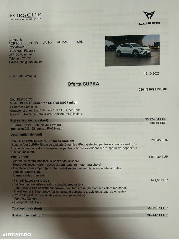 Cupra Formentor 1.5 eTSI DSG7 MHEV - 4