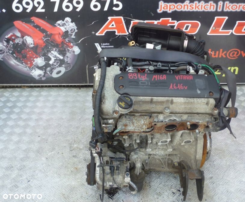 SILNIK SUZUKI VITARA 1.6 16V M16A 89 TYS