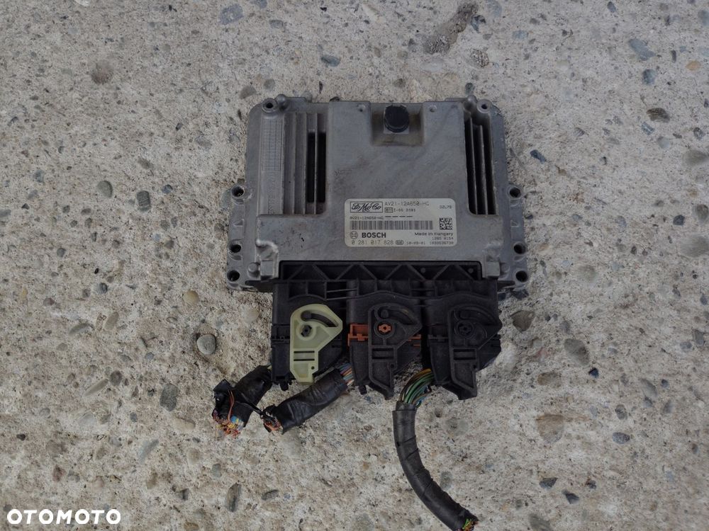 KOMPUTER STEROWNIK SILNIKA FORD FIESTA MK7 VII AV2112A650HG - 1
