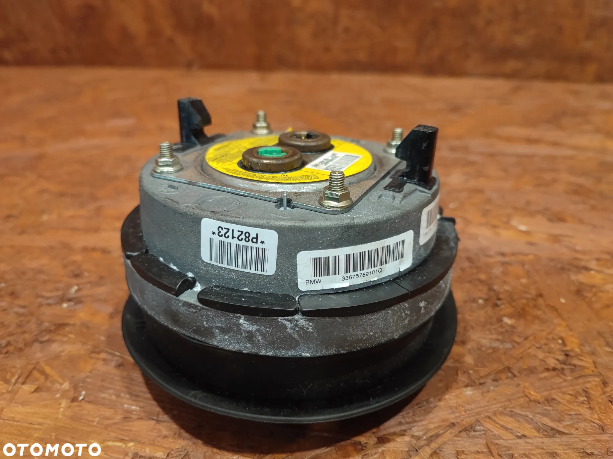 BMW E46 / E39 / E38 / E53 POLIFT ORYGINALNA PODUSZKA POWIETRZNA KIEROWNICY / PODUSZKA AIR-BAG POD KIEROWNICĘ M-PAKIET / SPORT O NR. 32 30 6 757 891 /  32 30 6 880 599 / 32 30 6 757 891 / 32 30 1 096 808 OEM W BARDZO DOBRYM STANIE - 9