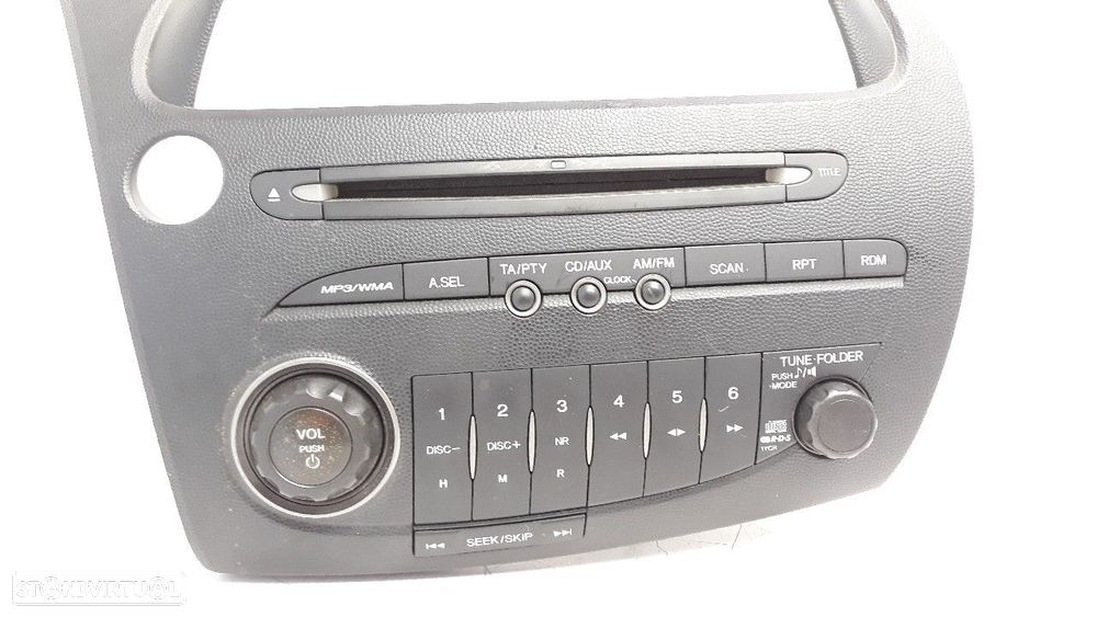 SISTEMA AUDIO / RADIO CD HONDA CIVIC VIII HATCHBACK 2009 -39100SMGG113M1 - 1