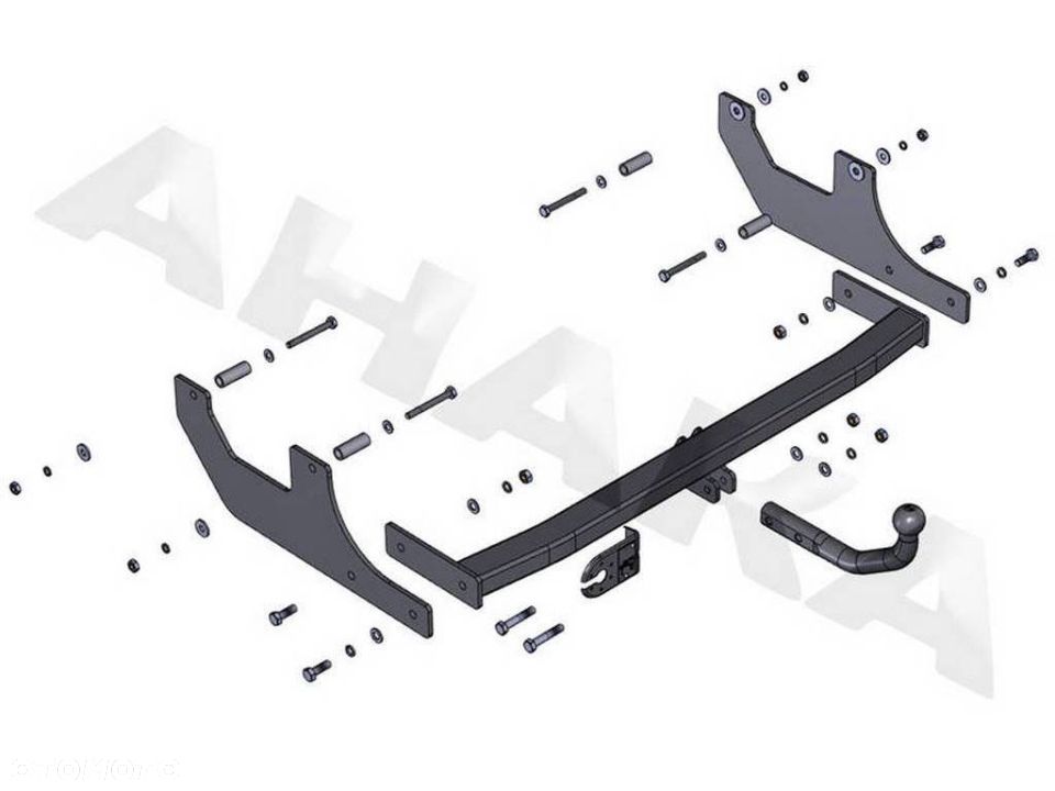 Hak Holowniczy Odkręcany Do Dacia Logan Mcv, Express Kombi, Pick-Up 2007-2013 - 3