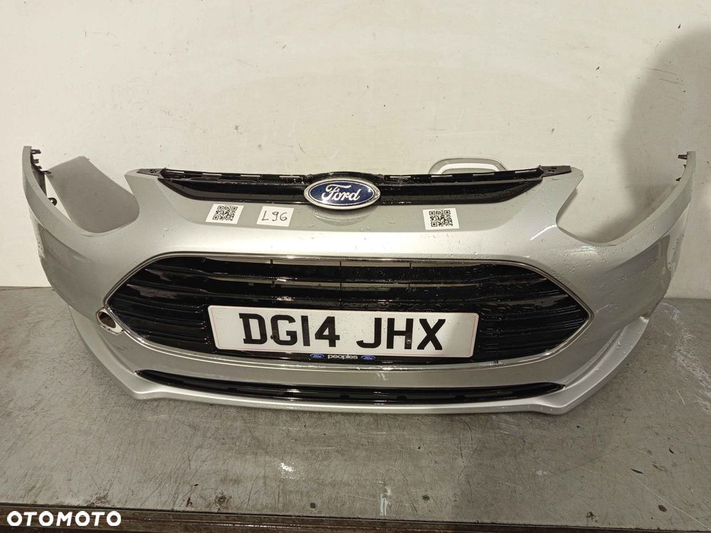 + ZDERZAK PRZÓD PRZEDNI FORD B MAX B-MAX ZJ SREBRNY HALOGENY - 1