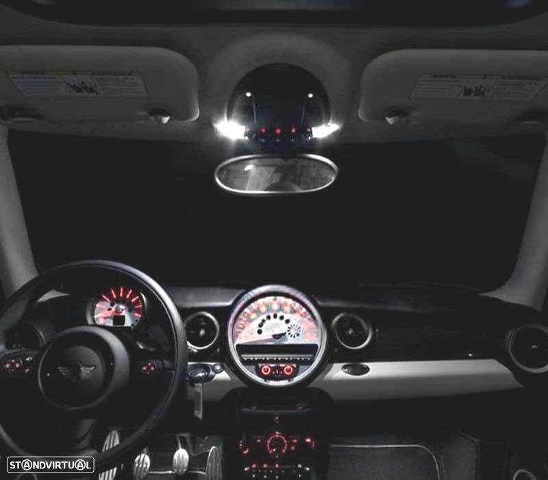 KIT COMPLETO 17 LÂMPADAS LED INTERIOR PARA MINI COOPER CLUBMAN R55 08-15 - 3