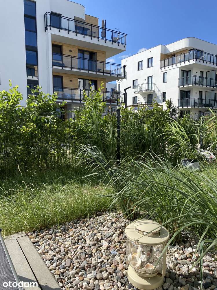 Puck, Klif: Apartament Premium z ogródkiem – 100m do plaży
