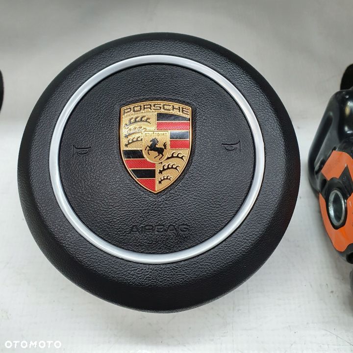 PORSCHE MACAN DESKA ROZDZIELCZA KONSOLA KOKPIT PULPIT PODUSZKI AIRBAG AIR BAG PASY KIT SET - 11