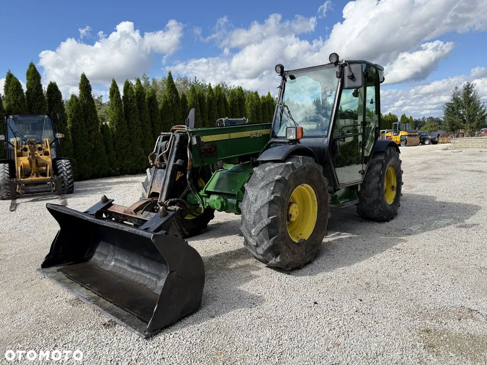 John Deere 3420 / TELESKOPOWA / 7 METRÓW / SZYBKA I MOCNA / BEZ DPF I ADBLUE / SPROWADZONA Z NIEMIEC / ŁADNIE UTRZYMANA / ORYGINAŁ / KLIMA / 33.7 26.6 42.7 38.7 531-70 532-70 735 741 634 3400 - 6