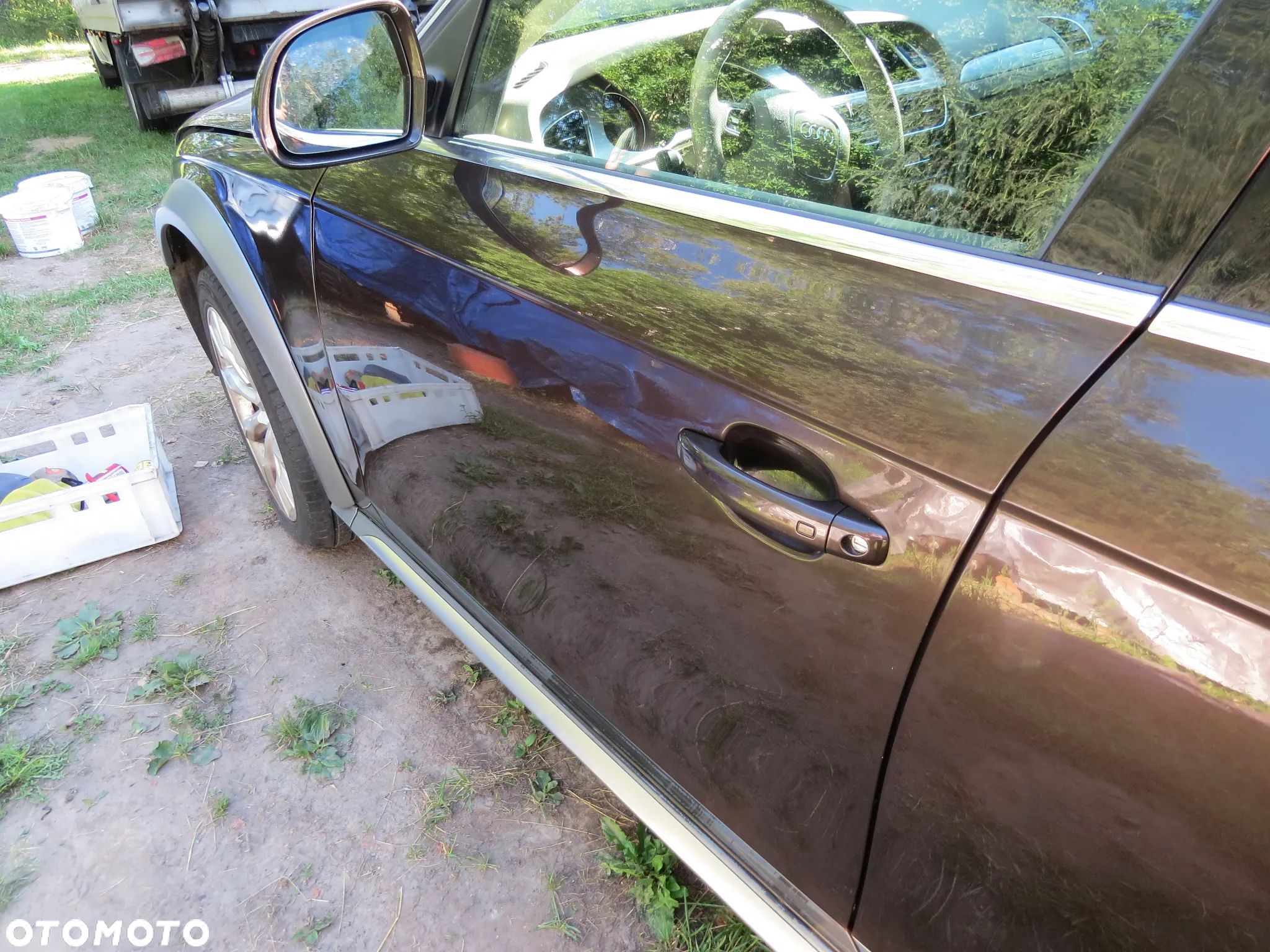 DRZWI LEWY PRZÓD PRZEDNIE LZ8W AUDI A4 B8 - 1
