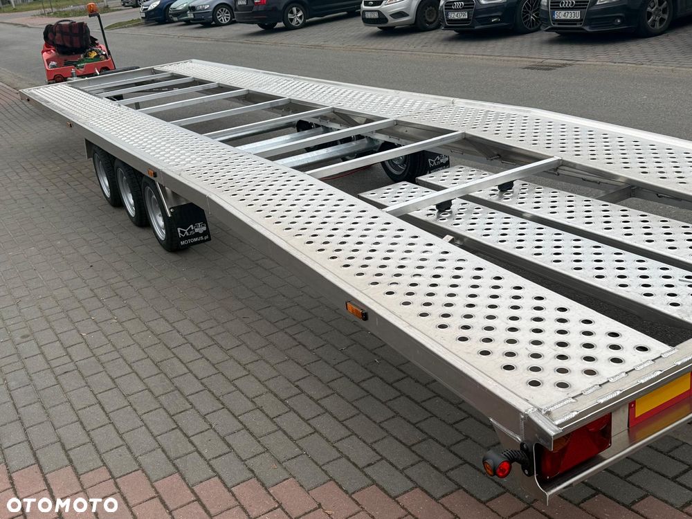 Gala BBG Laweta Gala Taurus 8535AL raz łamana 8,5x2,05m ALUMINIOWA 3 osie DMC 3500kg koła 195r13c super lekka dostawa MOTOMUS - 6