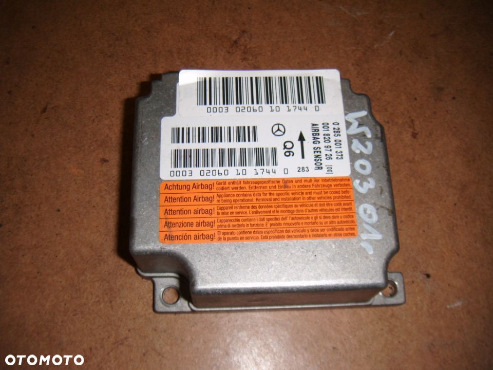 MERCEDES W 203 coupe sensor airbag nr 0018209726 - 1