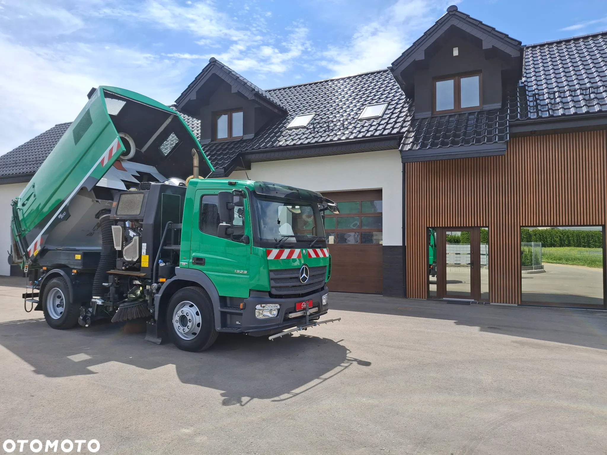 Mercedes-Benz Atego 1523 Zamiatarka Schmidt SK600 Karcher Euro 6 PM10 Listwa Wysokiego Ciśnienia 2 Silniki Szczotki L/R Rura Do Liści 2016r - 7