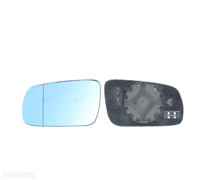 VIDRO ESPELHO BASE ESQUERDA SEAT LEON 99-03 AZUL - 1