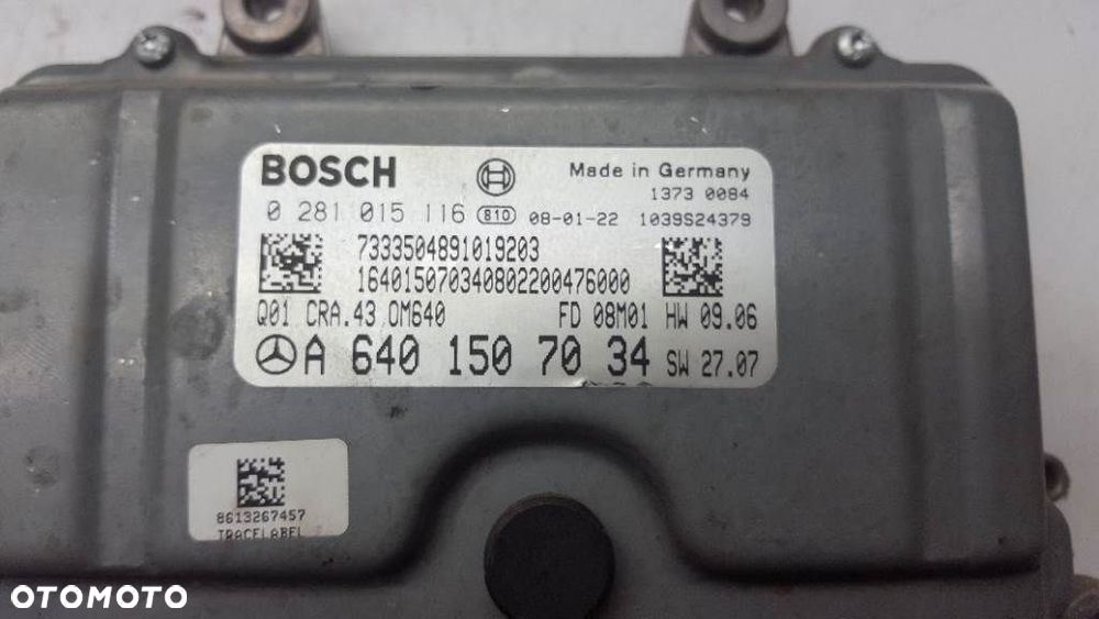 KOMPUTER SILNIKA MERCEDES W169 A6401507034 2.0 - 5