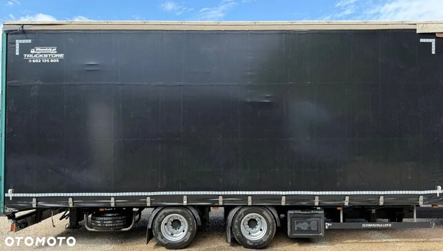 Mercedes-Benz ACTROS 2545 BIGSPACE 6x2 AUTOMAT RETARDER OŚ PODNOSZONA 2xALUTANK KLIMA LODÓWKA FIRANKA DŁ:7.70m NOWA PLANDEKA + TANDEM SCHWARZMULLER FIRANKA DŁ:7.70m NOWA PLANDEKA OSIE BPW ZESTAW PRZESTRZENNY 120m3 2015r EURO 6 IGŁA - 9