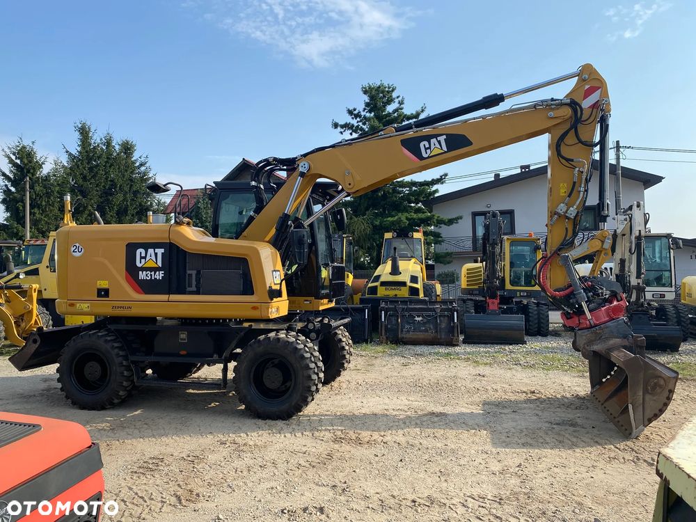 Caterpillar CAT M314F, ROTOTILT, 2019 ROK, 7000 MTH, SYSTEM NIWELACJI 3D TRIMBLE EARTHWORKS, Z NIEMIEC, PIĘKNY STAN, - 8
