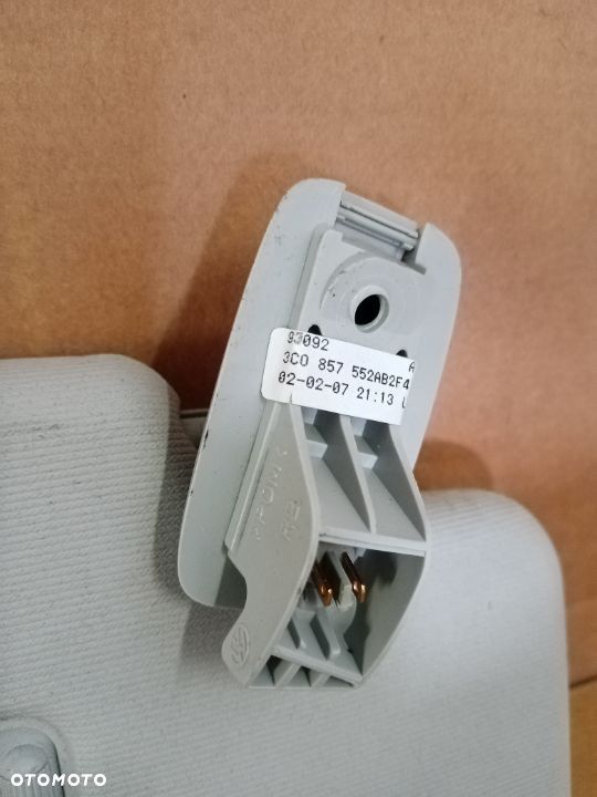 Osłona przeciwsłoneczna prawa pasażera VW Passat B6 3C0857552AB - 4