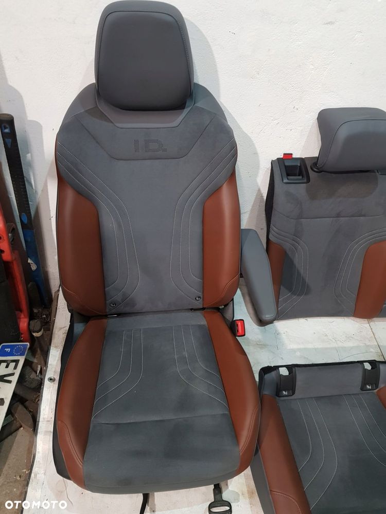 fotele kanapa komplet vw id 4 alcantara skóra eur 21r - 2