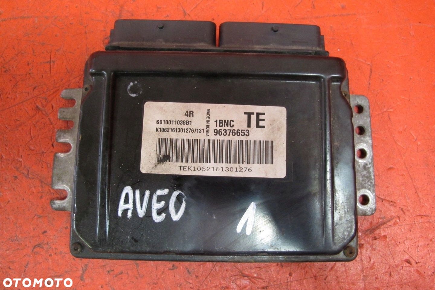CHEVROLET AVEO T200 HB 03- 1.2 LY4 STEROWNIK KOMPUTER SILNIKA 96376653 - 1