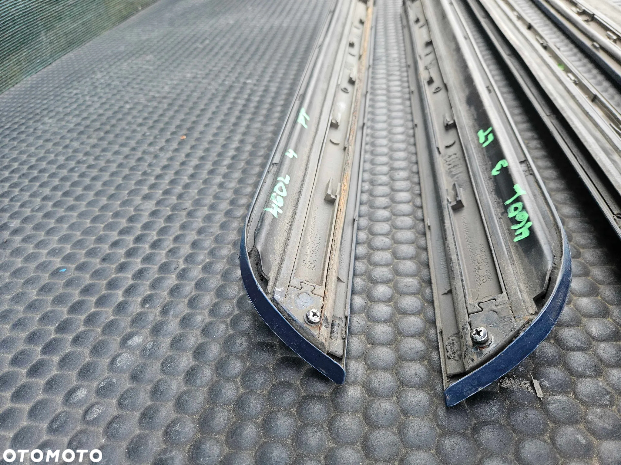 Listwa Listwy Drzwi S-Line Dolne Niebieskie Komplet Audi A4 B6 B7 Oryginalne - 30
