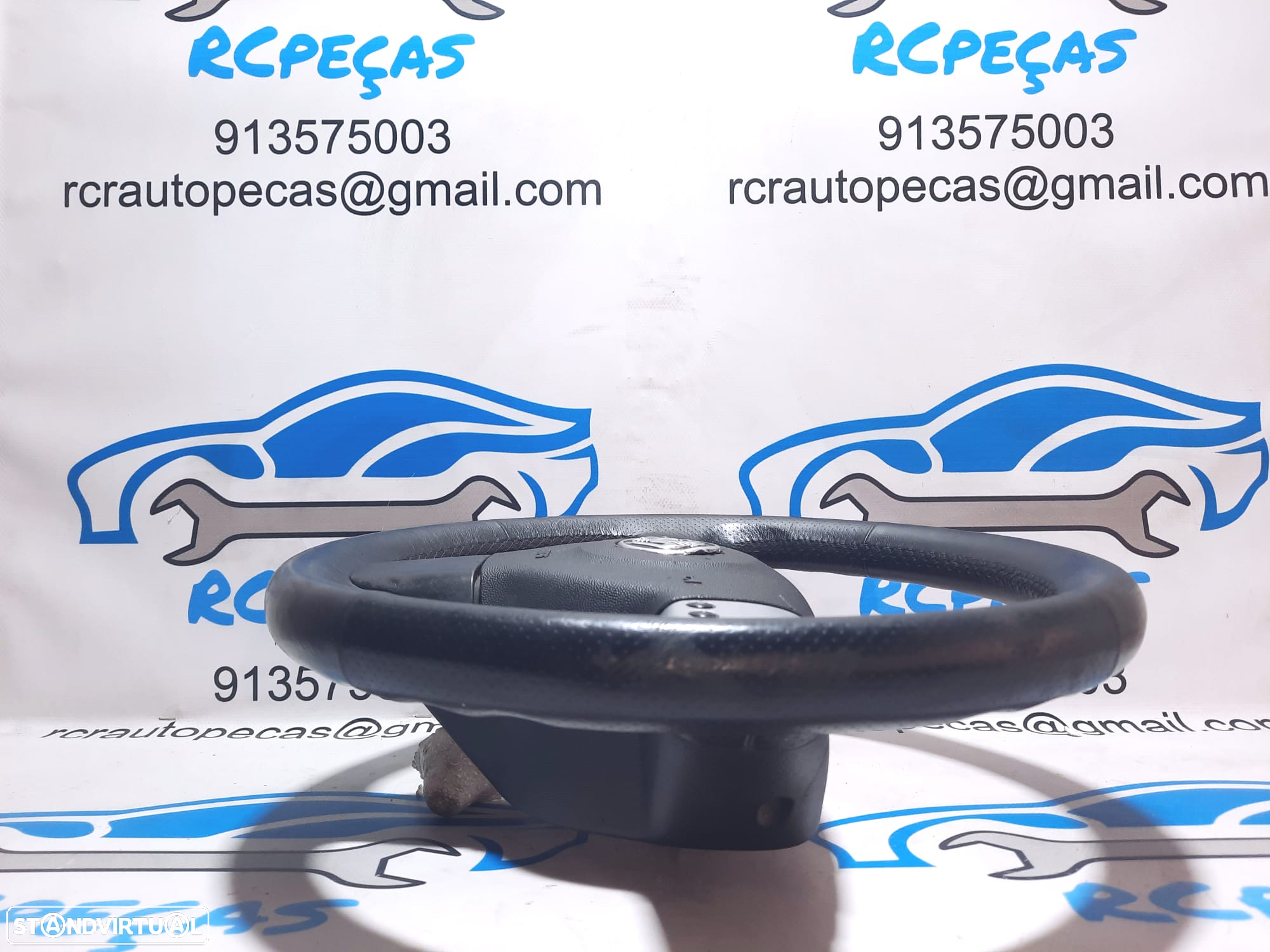 VOLANTE GUIADOR COMPLETO OPEL 13175440 9186750 OPEL VECTRA C Z02 PELE PERFURADA COMANDOS MULTIFUNÇÕES AIRBAG - 5