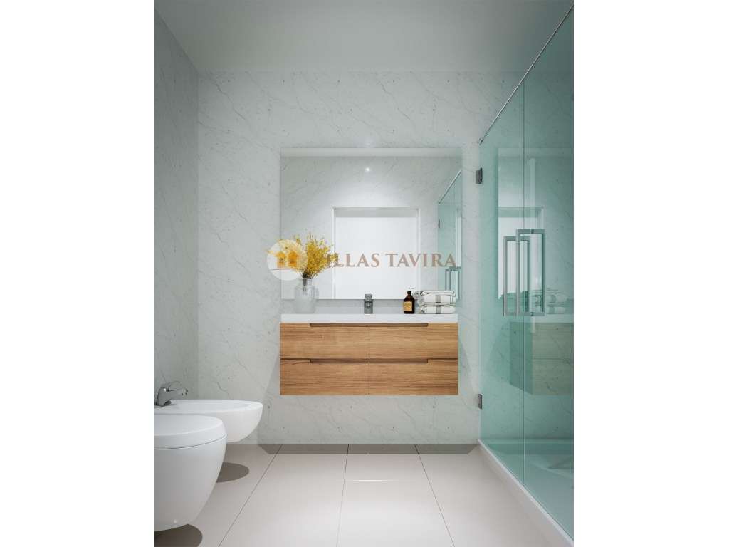 T2 em Cabanas de Tavira - Último Andar com piscina e garagem Box (AA) - Grande imagem: 4/5