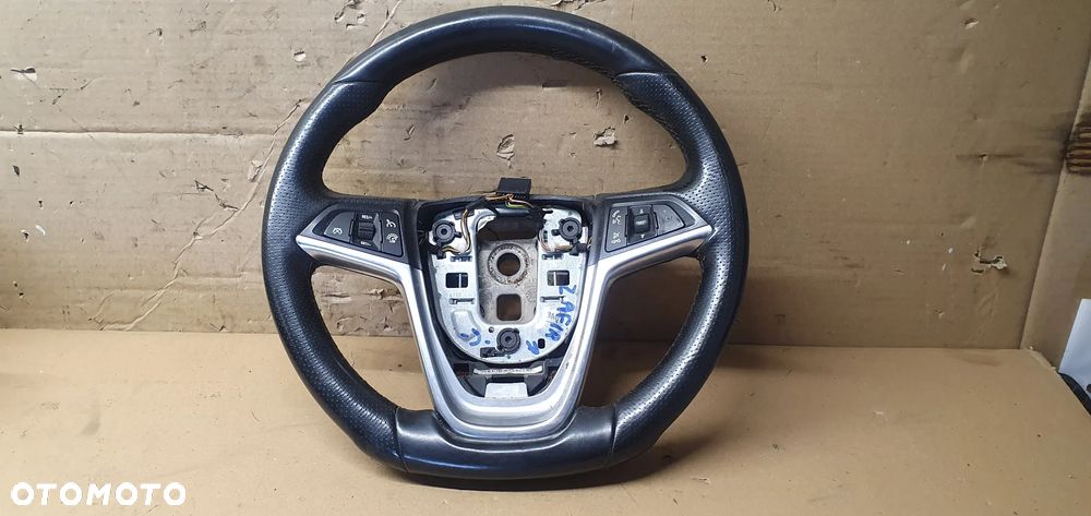Kierownica multifunkcyjna multifunkcja skórzana skóra Opel Zafira C OPC 13365200 - 5