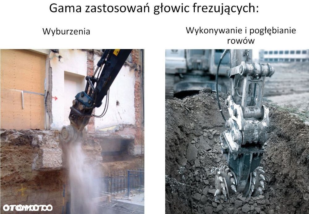 Frezarka Głowica frezująca RockWheel D15 koparka 13-20 t - 5