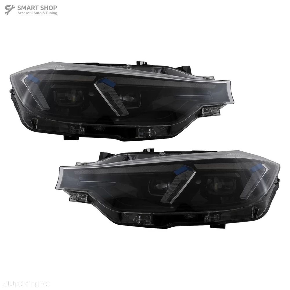 Faruri LED DRL BMW 3 Series F30 F31 Sedan Touring (10.2011-2019) Upgra - 2